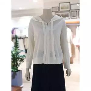 일부수량 BCBG 네트 후드 긴팔 가디건 B6C7K171 2780020