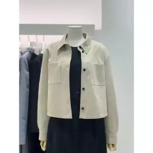 일부수량 JJ JIGOTT 26S/S 스웨이드 크롭 셔츠 자켓 GS4A3LT371 2781835