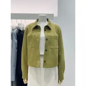 일부수량 JJ JIGOTT 26S/S 크롭 스웨이드 셔츠 자켓 GS4A3LT371 2781832
