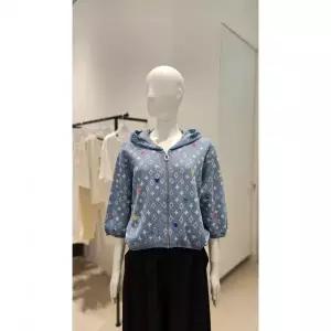 일부수량 베네통 패턴 린넨 후드 집업 가디건 BAKCA8631 2785307