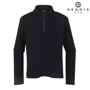 [데니스골프] [DENNIS] 여성 하프넥 마이크로 플리스 티셔츠_FAPWLTS065