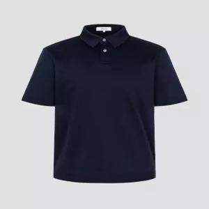 빈폴 멘 프리미엄 플로우 칼라넥 티셔츠 - 네이비 BC6342C99R 329091