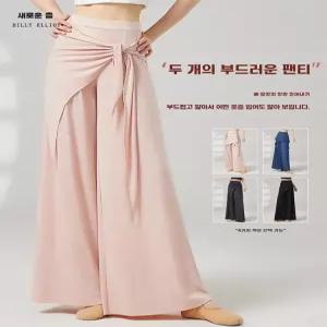 여름 클래식 팬츠 라인댄스복 방송댄스 댄스바지 핑크페닐 라인댄스