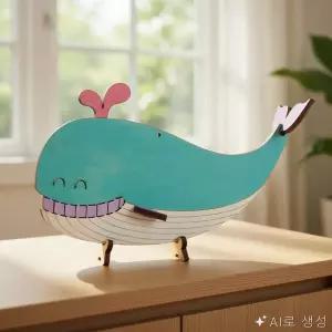 ON동네 우드동물 고래 YM846 나무성인조립장난감