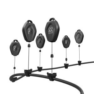 AMVR VR 케이블 관리 시스템 메타 퀘스트 3S /3 /2 / 밸브 인덱스 /RIFT S PSVR HTC 코드 액세서리와 호환되는 6팩 천장 풀리 시스템(VR 링크 제외)