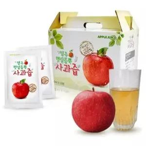 50팩 영주햇살듬뿍 사과즙 100ml