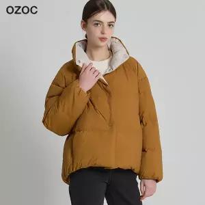 [오조크(OZOC)] 뒷넥 스트링 덕다운 점퍼 (택가격: 249000원)