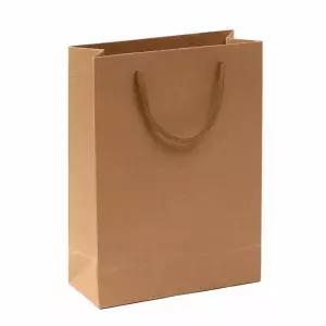IKWFKT6QJ 10p세트13x19cm 긴 손잡이 부직포 두꺼운 상자 답례품 무지 고급 종이 용 선물 백 가방 봉투