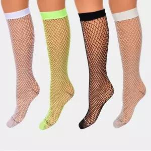 [하프클럽/셀럽하우스]마켓다인 롱 망사 스타킹 레이스스타킹 잘때압박스타킹