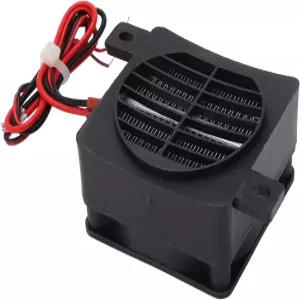 렌구 PTC 팬 히터 DC12V 50W 일정 온도 미니 에어 작은 공간용