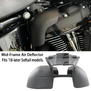 Harley Softail 브레이크 아웃 스트리트 밥 팻 밥 로우 라이더 FXBR 2018-24 용 오토바이 열 실드 미드 프