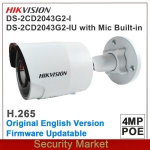 원래 Hikvision 영어 DS-2CD2043G2-I  DS-2CD2043G2-IU 4MP WDR 고정 총알 네트워크 카메라