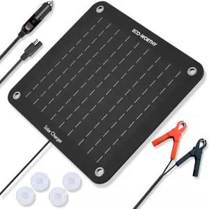 10W 태양광 자동차 배터리 충전기 정비사 12V 방수 휴대용 트리클 보트 잔디 깎는 기계 RV 트레일러 트랙터