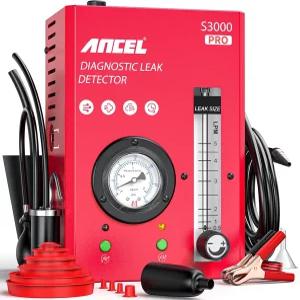 에어 펌프와 압력 게이지가 내장된 ANCEL S3000 PRO 자동차 연막 기계 진공 연료 EVAP 및 기타 시스템의