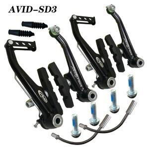 AVID SD3 자전거 V 브레이크 캘리퍼스 알루미늄 합금 도로 자전거 브레이크 MTB BMX 접이식 도로 자전거 용