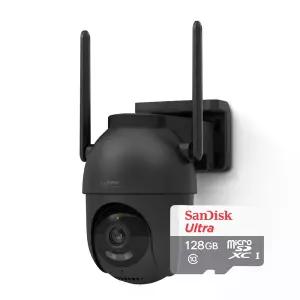 IPTIME C500-OUTDOOR+128GB 스마트폰 원격제어 실외 CCTV 홈캠 홈카메라 세트