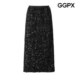 GGPX 롱 시퀸 H라인 스커트 GPCSK023F 1296817
