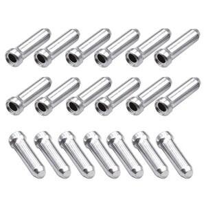 100-500pcs 자전거 브레이크 시프트 케이블 팁 알루미늄 변속기 엔드 캡 크림프 MTB 액세서리