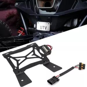 폴라리스 RZR 프로 XP 터보 R S 4 2020-2025와 호환되는 바쿠포 UTV LED 조명 번호판 프레임 마운트 홀더