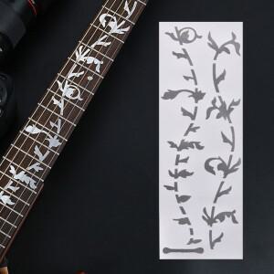 DIY 기타 목 프렛보드 스티커  음악 베이스  어쿠스틱 일렉트릭 인레이