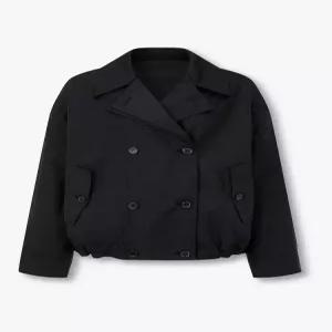 보브 여성 더블 브레스티드 숏 트렌치 자켓 7115316802