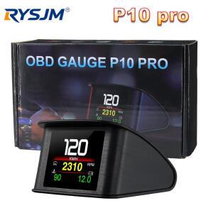 헤드업디스플레이, hud, 자동차 헤드업HD P10-PRO  HUD 자동차 헤드업 디지털 속도계 속도 RPM 온도 전압