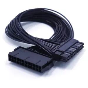 OPSFALCON ATX 24핀 마더보드 전원 연장 케이블 12.6인치/32cm 내부 PC PSU 남녀