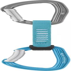 Petzl DJINN AXESS 퀵드로우 - 터쿼이즈 11cm 스포츠 트레이 에이드 클라이밍을 위한 내구성 있고 가벼운