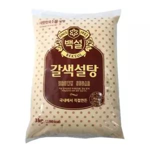 씨제이 갈색설탕 3KG