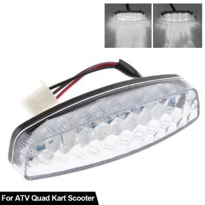 12v ATV LED 후면 테일 브레이크 라이트 조명 카페 레이서 표시 등 모토 쿼드 카트 스쿠터 용 오토바이