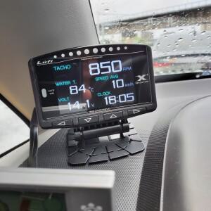 LUFI X1 영어 버전 OBD2 플러그 디지털 터보 부스트 오일 압력 게이지, 자동차 After RPM 연료 속도 EXT