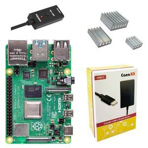 CanaKit 라즈베리 파이 4GB 기본 키트 PiSwitch RAM 포함 4GB
