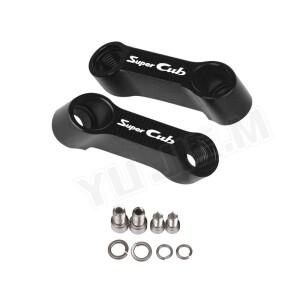 슈퍼 커브 C125 2022-2025 10mm 8mm 백미러 확장 오토바이 액세서리 라이저 연장 브래킷