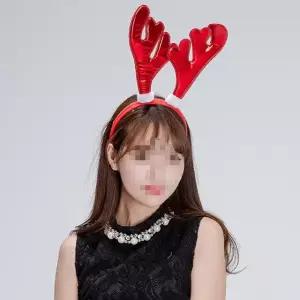 루돌프 머리띠(메탈) 산타머리띠
