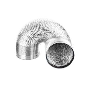 Ø60/80/100/110/120/150mm 암호화된 알루미늄 호일 환기 파이프 확장 가능한 연기 튜브 주방 콘센트 욕실