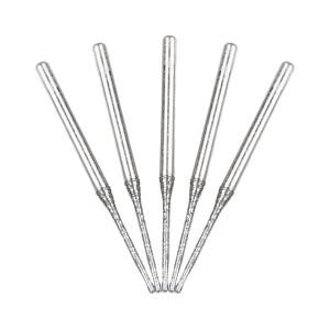5pcs 0.8-2.5mm 다이아몬드 코팅 드릴 비트 생크 유리 옥 앰버 쥬얼리 목공을위한