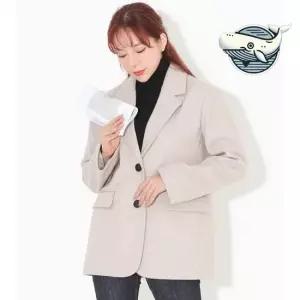 친절한탄씨 여성 오버핏 편안 모직자켓 멋스러운 데일리룩 자켓 모직자켓 오버핏자켓 반코트 코트