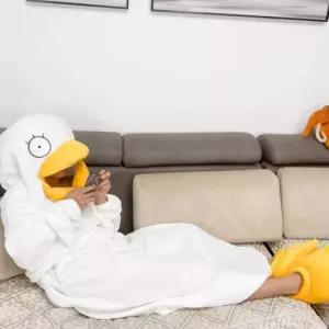 잠옷 동물 귀여운 동물 홈웨어 세트 파자마 실내화