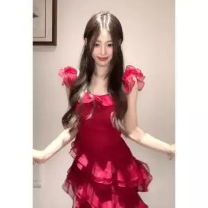 오프숄더 원피스 여성용 드레스 파티복 촬영 스냅촬영 결혼식 연주회