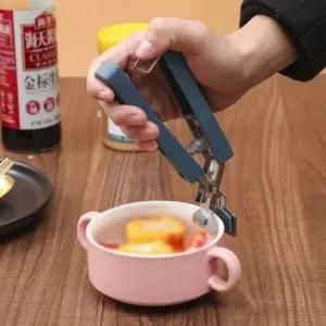 ( )오븐 열차단 다용도 스테인리스 휴대용 주방 냄비 집게 용기