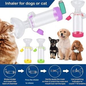부드러운 실리콘 마스크가 있는 고양이 모양 휴대용 분무기, 착용하기 편하고, 작은 크기로 집이나 외출