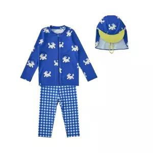 [블루독][AK평택점] [블루독] 도기 체크 올오버 수영복SET(BL) 26940-620-03