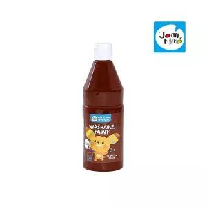 CO 미술교구 물에 쉽게 지워지는 워셔블페인트 500ml 갈색 02358