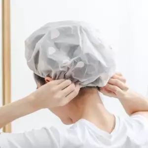 헤어밴드 비닐 샴푸캡 방수 헤어캡 샤워캡 비닐캡 머리캡 사우나캡 수면캡