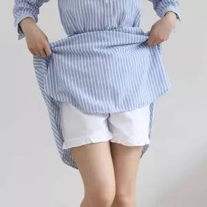얇고 시원한 국산 여성 아사면 프릴 속바지 UW01