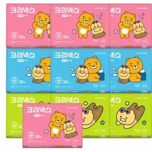크리넥스 카카오 여행용티슈 50매 10팩 휴대용/미용티슈