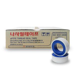 국산 나사씰 테프론테이프 100개입(1Box) 배관테이프