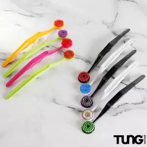 Tung Brush/텅브러쉬 혀 클리너 보관캡포함/입냄새/백태/설태제거 2세트