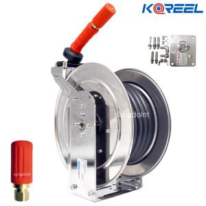 국산 KOREEL 스텐 자동워터호스릴 SUS 주방릴 TWAH 13mm (고온수용 110도이하) 주방용 워터호스릴
