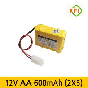 소방배터리 12V AA 600mAh (2x5) 비상전원 유도등 DKW16